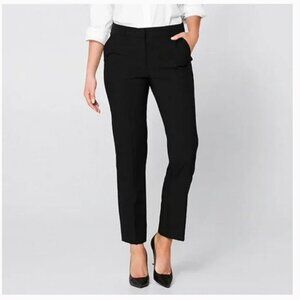 Armani Exchange Dark Textured Trousers Navy Skinny Slacks Size 4/5 Medium